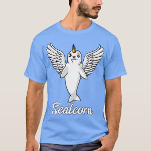 Camiseta Baby Harp Seal Pup Unicorn