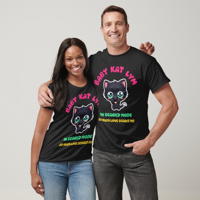Camiseta Baby Kat Lym In Scared Mode (Unissex)