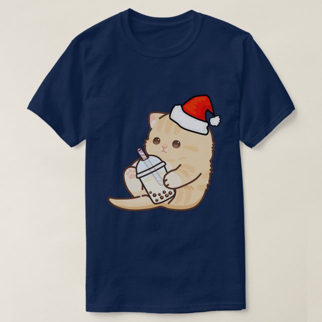Camiseta Baby Kitten Adora Boba No Natal (Frente do Design)
