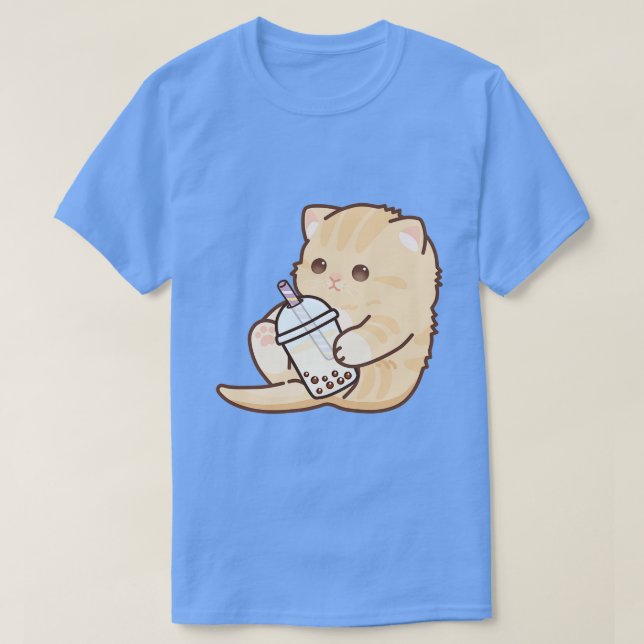 Camiseta Baby Kitten ama Boba (Frente do Design)