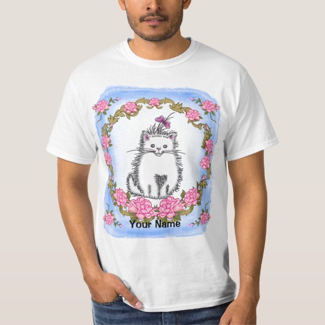 Camiseta Baby Kitten Cat T-Shirt (Frente)