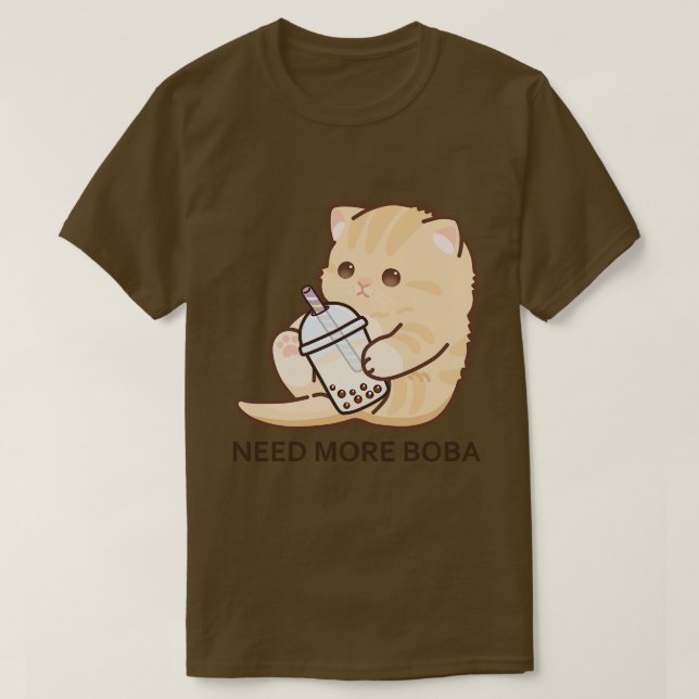 Camiseta Baby Kitten Precisa De Mais Boba (Frente do Design)