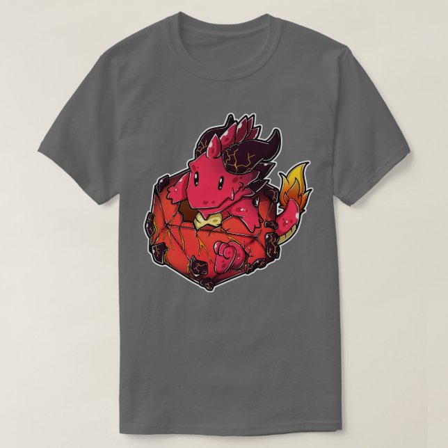 Camiseta Baby Lava Dragon (Frente do Design)
