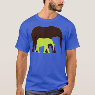 Camiseta Baby Mama Elephant Willife Safari Zoo Selva