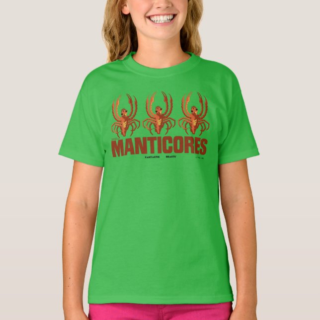 Camiseta Baby Manticores Vintage Graphic (Frente)