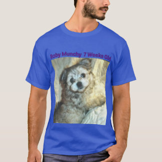 Camiseta Baby Munchy 7 semanas de idade