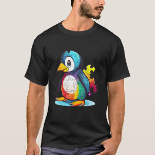 Camiseta Baby Penguin Child Autism Awarse Mãe Pai ASD Su