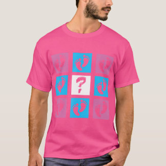 Camiseta Baby Reveal Anúncio do bebê Sexo Reveal Bebê S