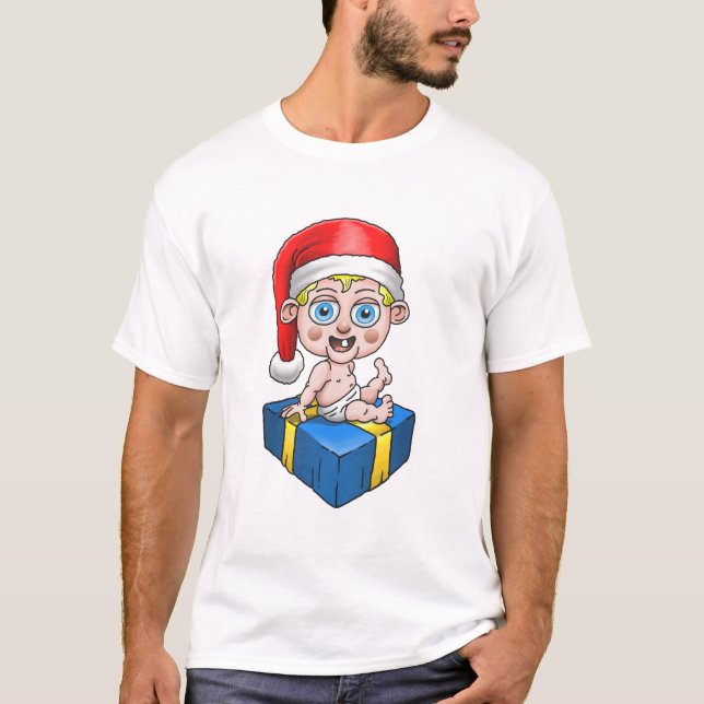 Camiseta Baby Santa Claus (Frente)