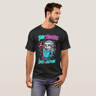 Camiseta Baby Sarcastic Sloth Coffee Mug Design