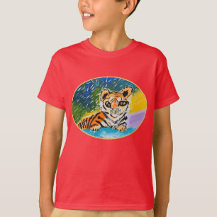 Camiseta Baby Tiger "Art by Kids"