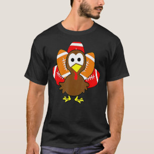 Camiseta Baby Turkey Futebol Balls Esporte Ação de Graças C