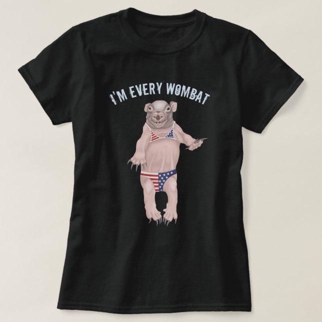 Camiseta Baby Wombat (Frente do Design)