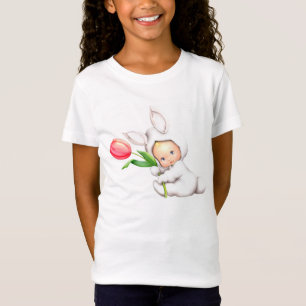 Camiseta Babydoll Ajustada Bella para Meninas