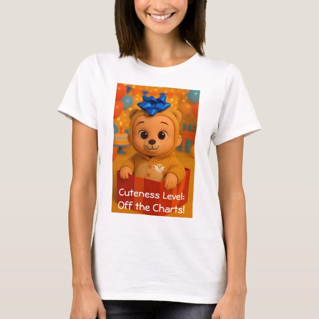 Camiseta babyJoy Series 4 #12 Cuteness Level Off The Charts (Frente)