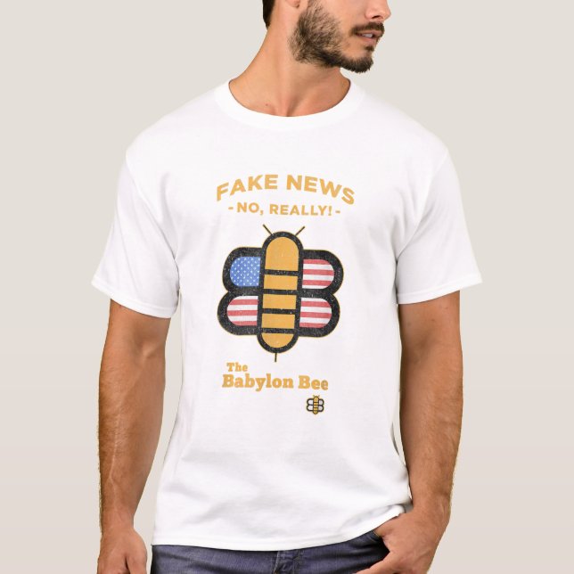 Camiseta Babylon Bee 2024 Election Fake (Frente)