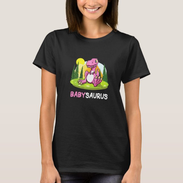 Camiseta Babysaurus Dinosaur Cute Kiddo Rex 5 (Frente)