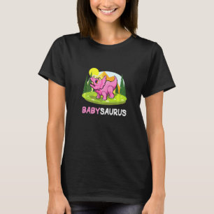 Camiseta Babysaurus Dinosaur Cute Kiddo Triceratops 2