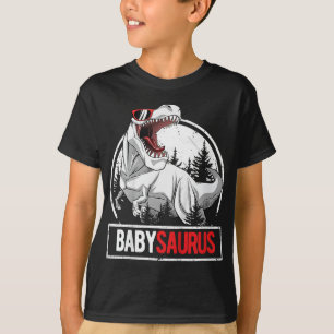 Camiseta BabySaurus para Crianças, Festa de aniversário T-R
