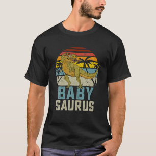 Camiseta Babysaurus T Rex Dinosaur Baby Saurus Família