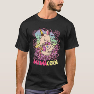 Camiseta Bacana Mamacorn Unicórnio Abraçando Namorado