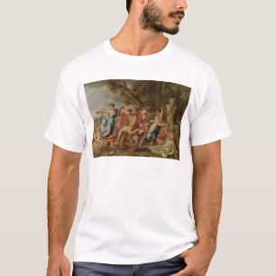 Camiseta Bacchanal antes de um Herm, c.1634