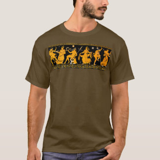 Camiseta Bacchanalia Greek Vase Attic Red figure