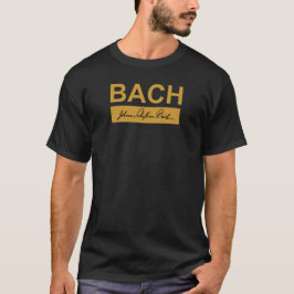 Camiseta Bach - Assinatura - Dourado - ZZ