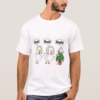 Camiseta Bach Bach Haydn Chickens Classic Music Composer
