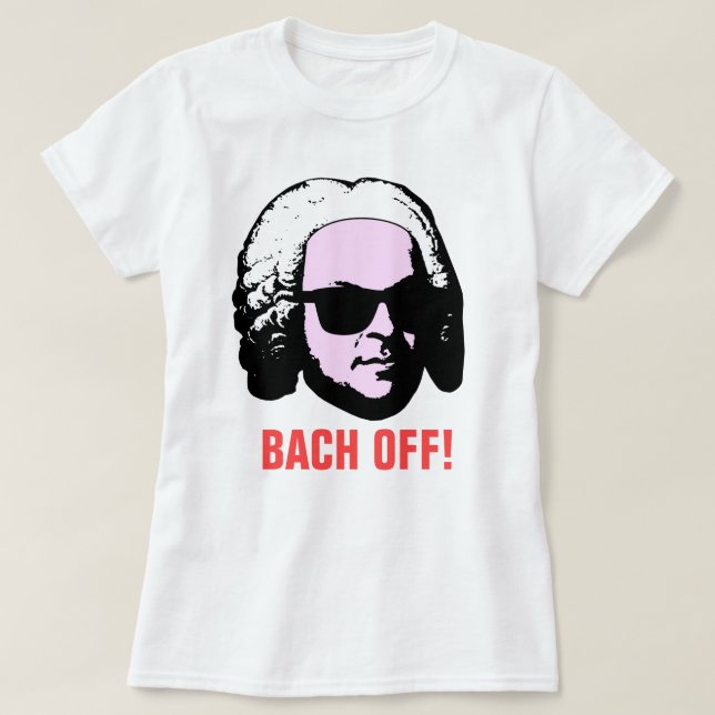 Camiseta Bach fora (Frente do Design)