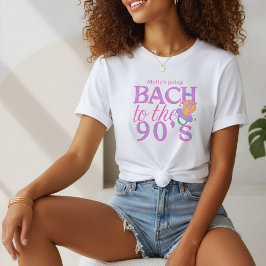 Camiseta Bach to the 90s - Design de Festa de solteira retr