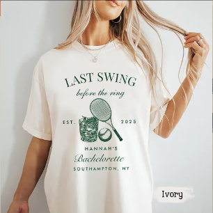 Camiseta Bache Green Último Balanço Antes do Tênis do Anel