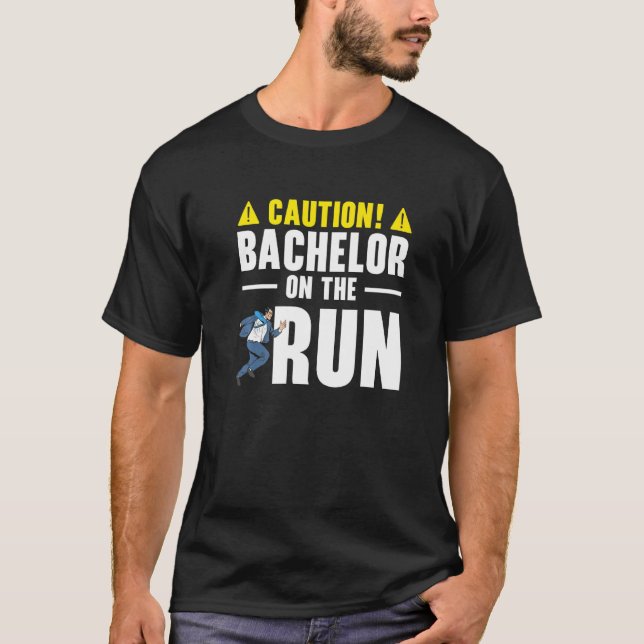 Camiseta Bachelor Bachelorette Party Single Life Jga Groom (Frente)