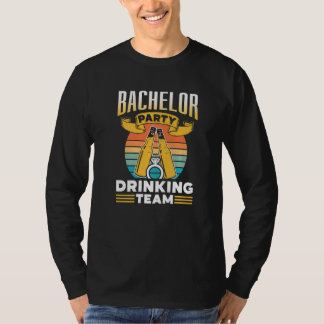 Camiseta Bachelor Party Drinking Team Groom Bride Premium