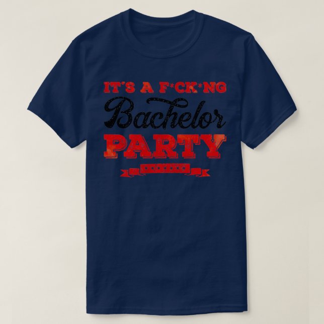 Camiseta bachelor party fun quote (Frente do Design)