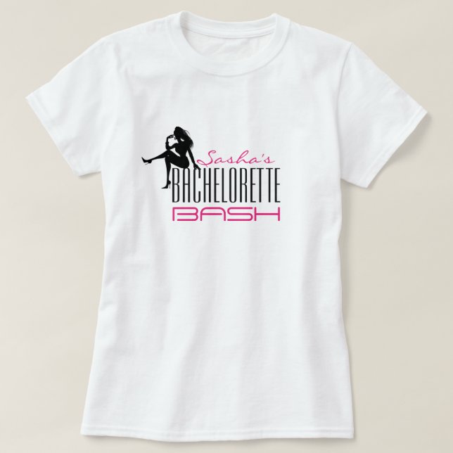 Camiseta Bachelorette Bash (Frente do Design)