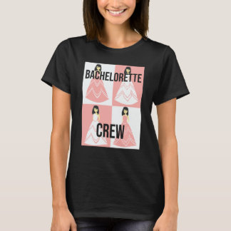 Camiseta Bachelorette Crew bride evening bechlorette party