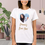 Camiseta Bachelorette de carneiro fotográfico<br><div class="desc">Personalize e uma dentro de foto a estrutura em forma de coração. Para chás de panela e festas de solteira.</div>