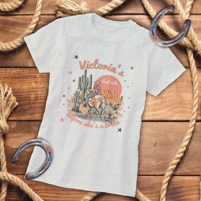 Camiseta Bachelorette de Última Viagem Ocidental (Criador carregado)