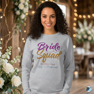 Camiseta Bachelorette do Nome da Bridesmaid da Praça Noiva 