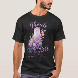 Camiseta Bachelorette Halloween Ghouls Night Out
