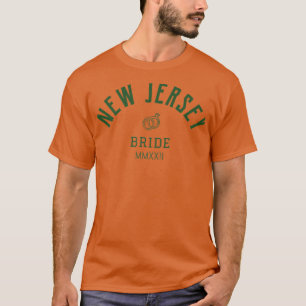 Camiseta Bachelorette Noiva de Nova Jersey para o Quintal d
