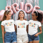 Camiseta Bachelorette Party Disco Bride Name Custom<br><div class="desc">Bachelorette Disco matching tees for your party you can easily customize for your weekend of fun with the girls before the vow. Perfect for other special events and birthdays</div>