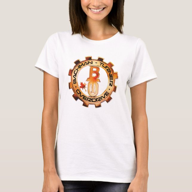 Camiseta Bachman Turner Overdrive Solid Dourado Classic TSi (Frente)