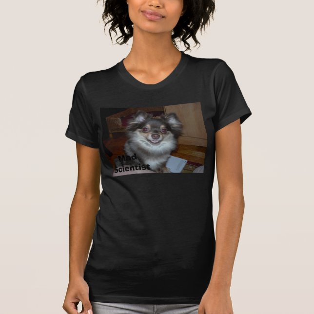 Camiseta Baci, cientista louco (Frente)