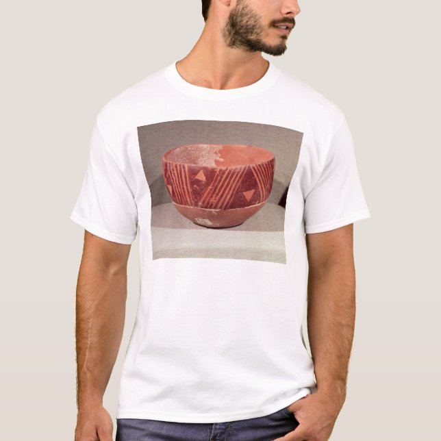 Camiseta Bacia com teste padrão triangular, de Banpu, (Frente)