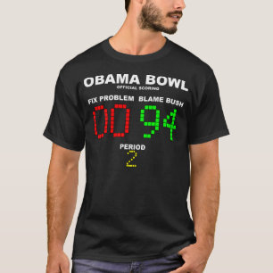 Camiseta Bacia de Obama - contabilização oficial