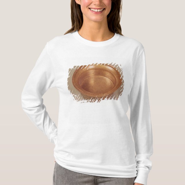 Camiseta Bacia decorada com padrões geométricos (Frente)