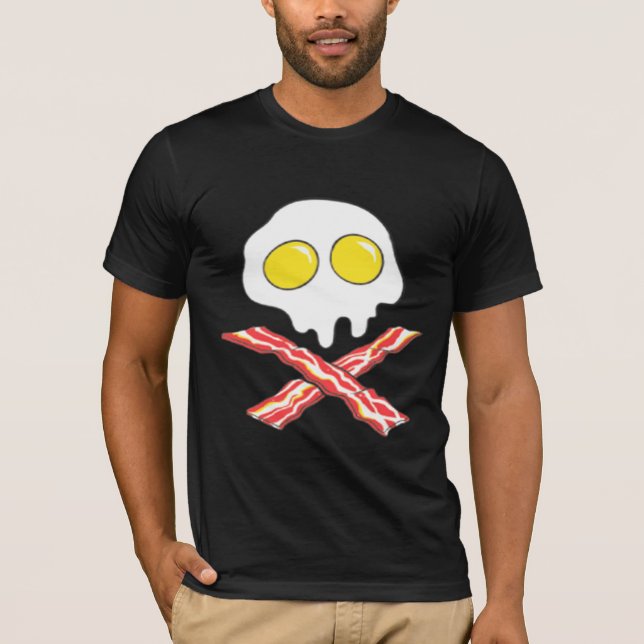 Camiseta BACIA E OVOS LEGAL OSSOS DE CÉREBRO SPOOF T Shirt (Frente)