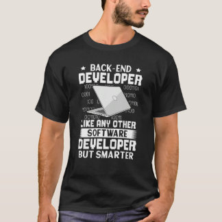 Camiseta Back end Developer Like Any Other But Smarter
